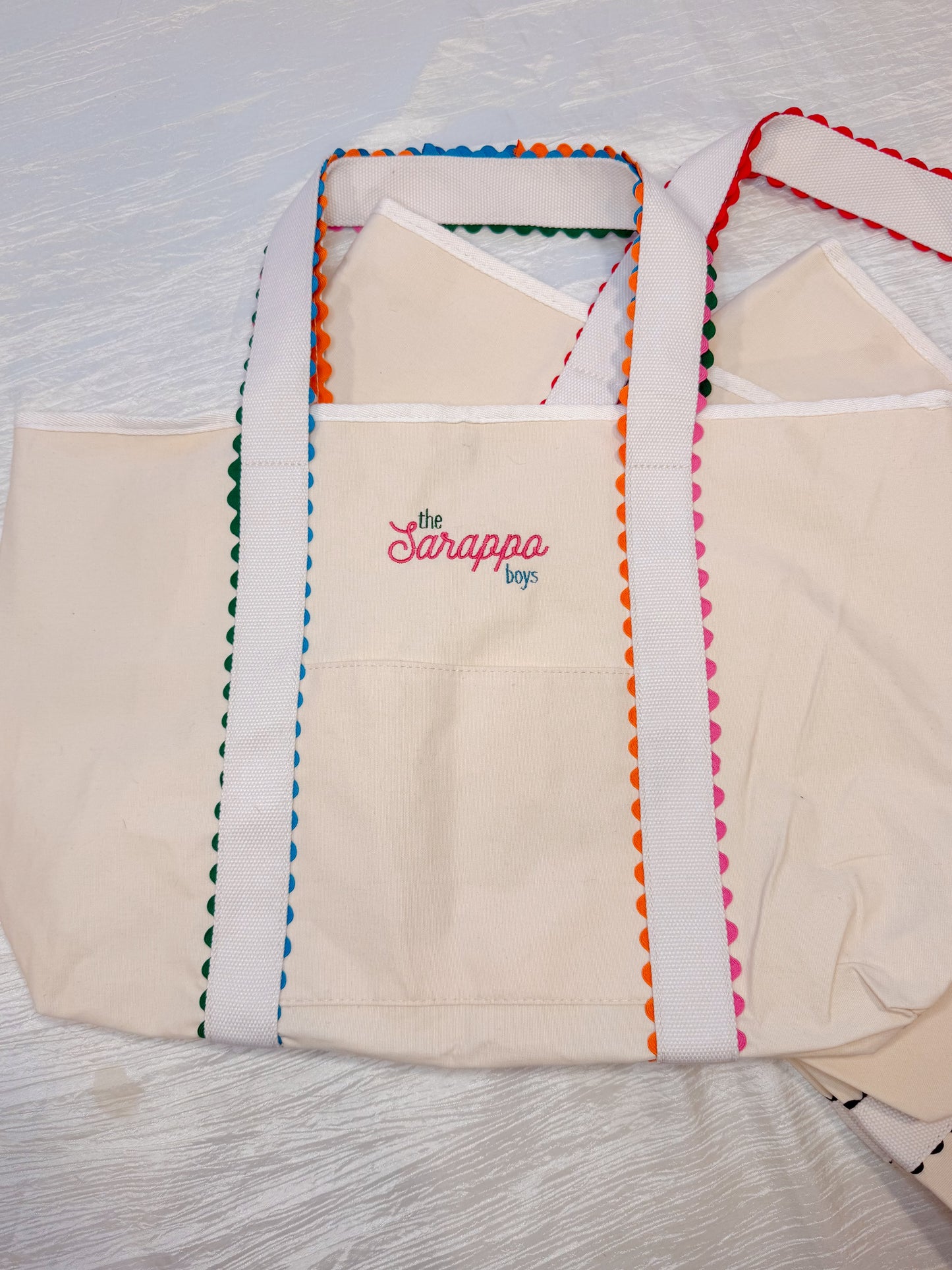 Custom Ric Rack Trim Tote