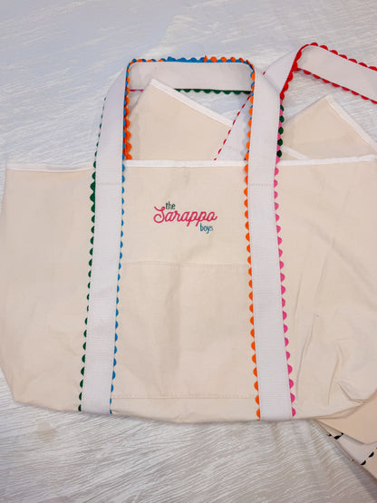 Custom Ric Rack Trim Tote