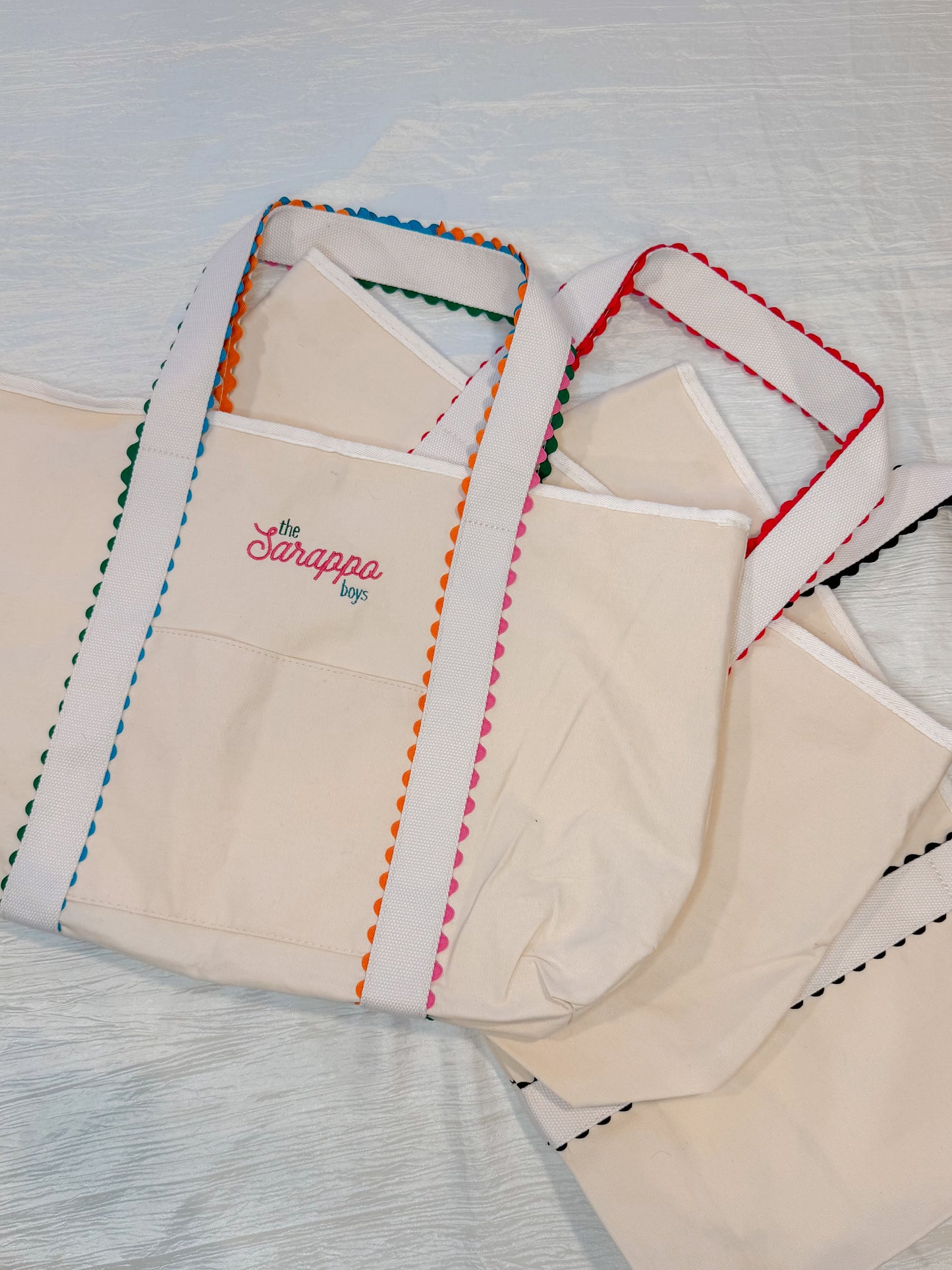 Custom Ric Rack Trim Tote