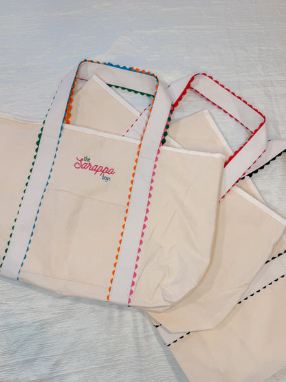 Custom Ric Rack Trim Tote