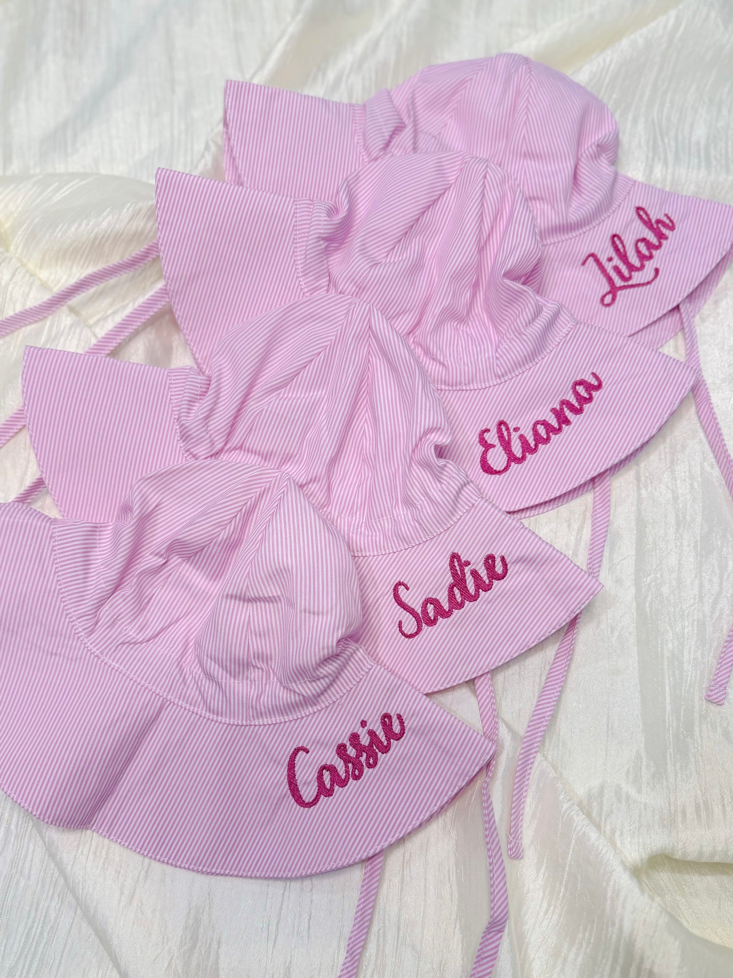Seersucker Sun Hats
