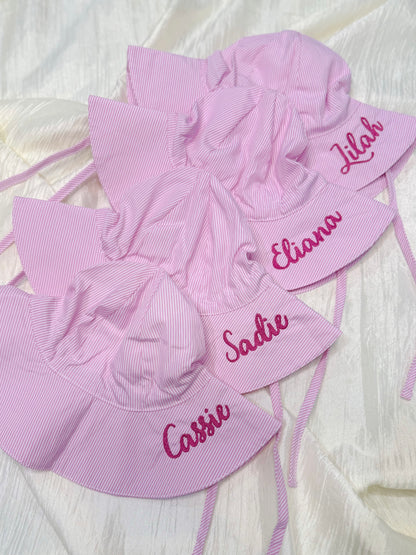 Seersucker Sun Hats