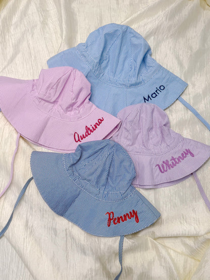 Seersucker Sun Hats