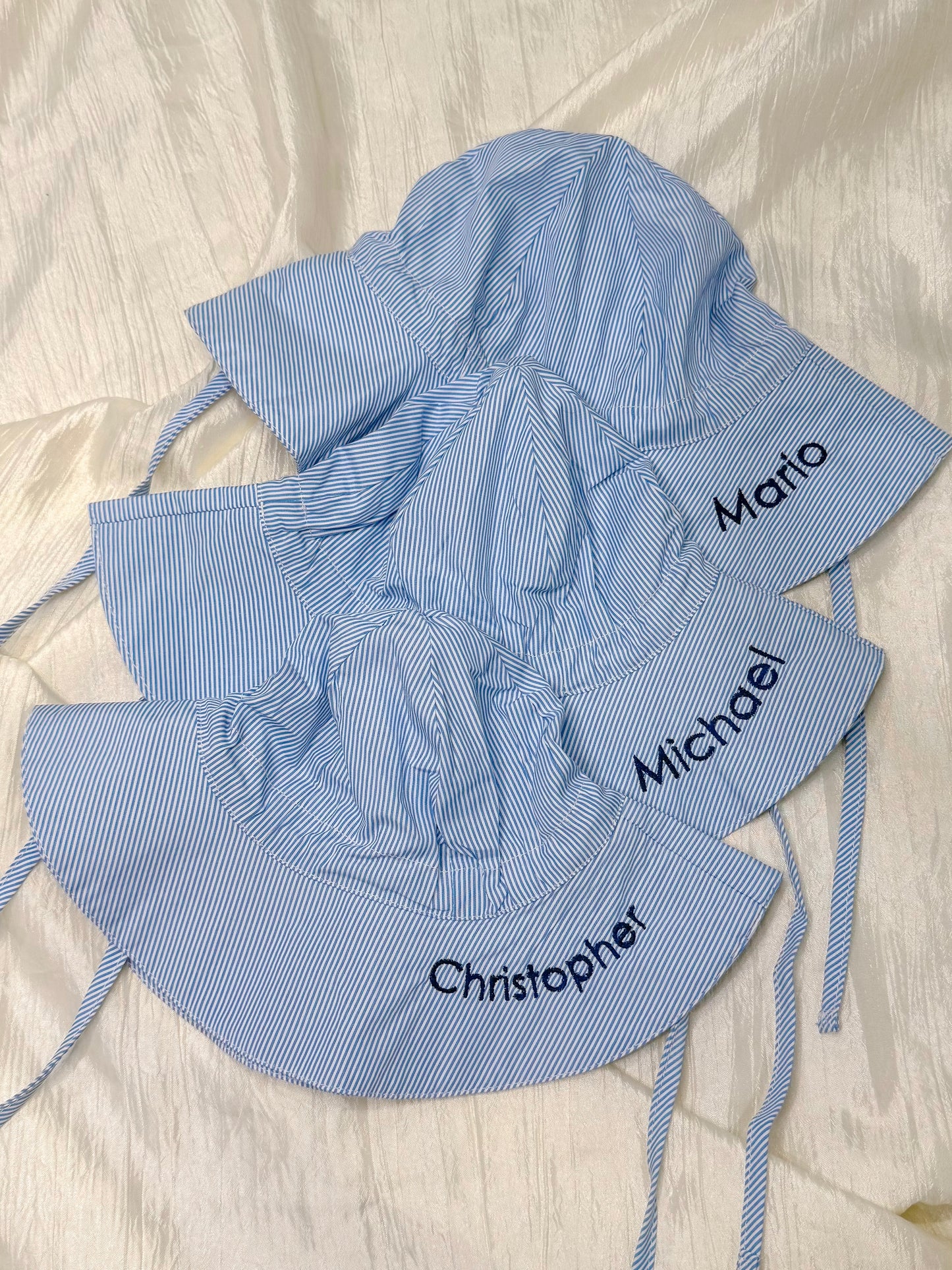 Seersucker Sun Hats