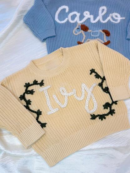 Custom Name Sweater with Add-ons