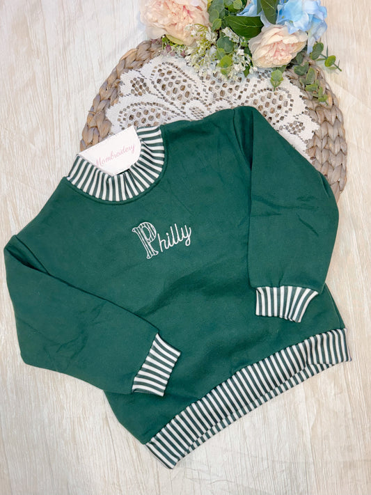 Philly Pinstripe Mockneck- Toddler & Kids