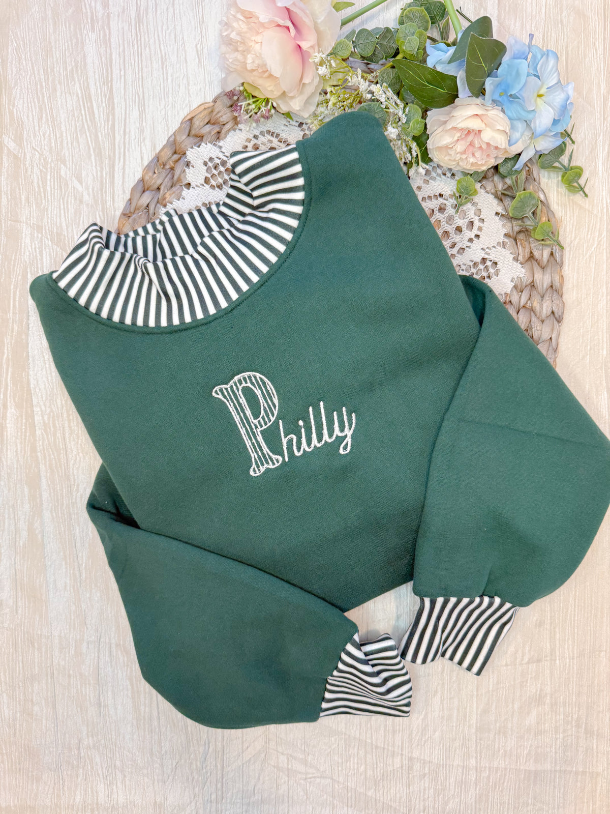 Philly Pinstripe Mockneck- Adults
