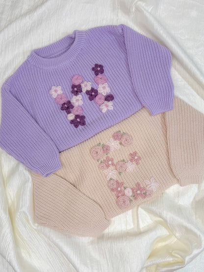 Floral Sweater