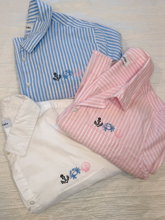 Down the Shore Customizable Oxford Shirt
