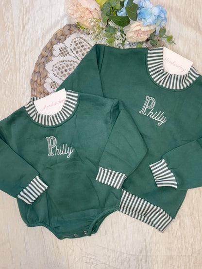 Philly Pinstripe Mockneck- Toddler & Kids