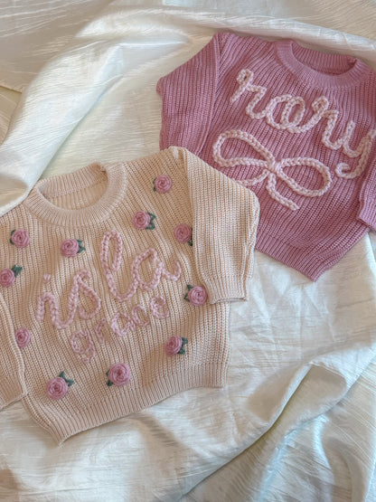 Custom Name Sweater with Add-ons